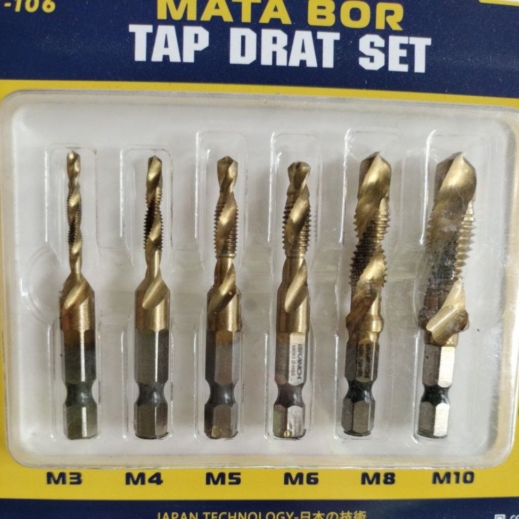 MATA BOR TAP DRAT SET/MATA BOR PEMBUAT DRAT DALAM