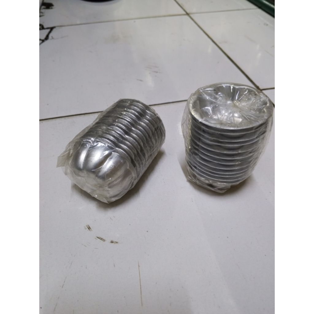 cetakan kue bolu kering mini motif manggis aluminium tebal