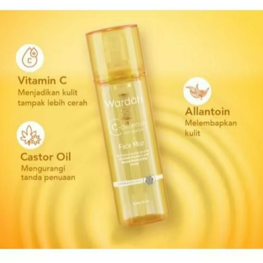 wardah lightening setting spray