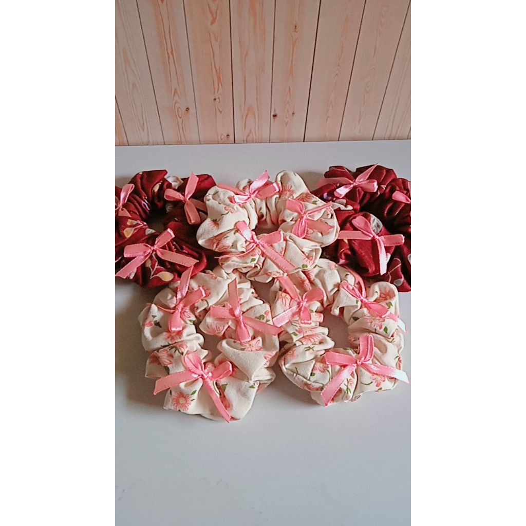 Mini scrunchie/Scrunchie pita/ikat rambut/souvenir/handmade