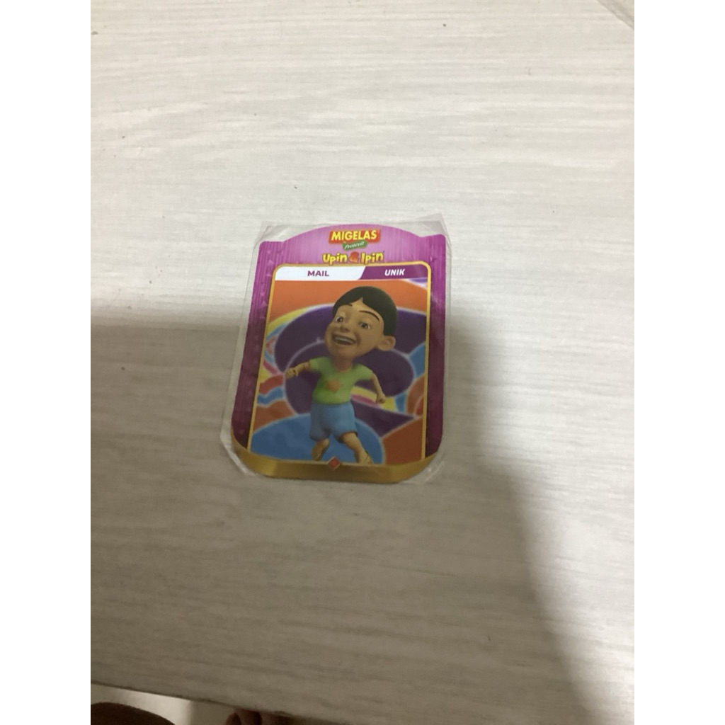 Kartu Mie Gelas Upin Ipin