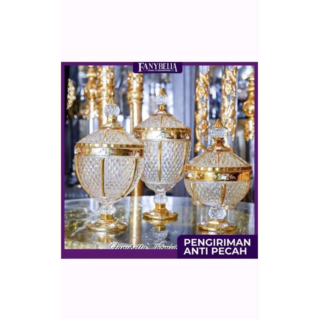 Toples Soga Kaca Kristal Satu set