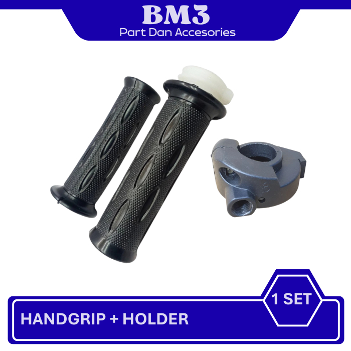 Handgrip Handpad + Holder Gas Beat Karbu Vario 110