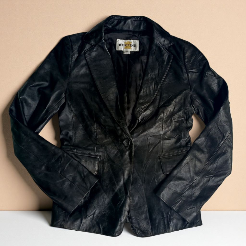 link co jazz blazer jaket kulit asli domba ory ball