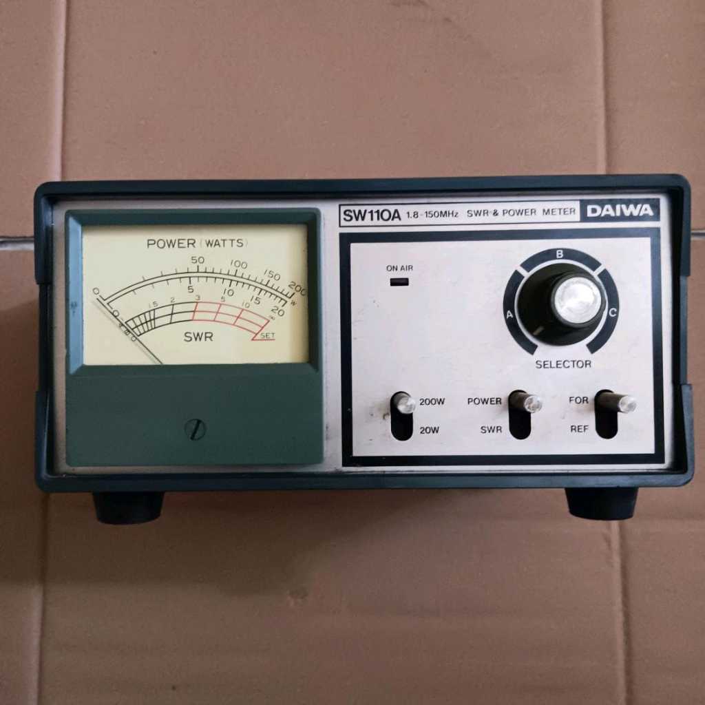 SWR meter  DAIWA 110A 1.8 - 150mhz original murah