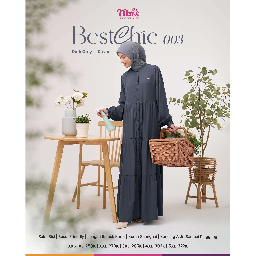 GAMIS NIBRAS BESTCHIC 2025 TERBARU GAMIS LEBARAN PROMO DISKON 50%