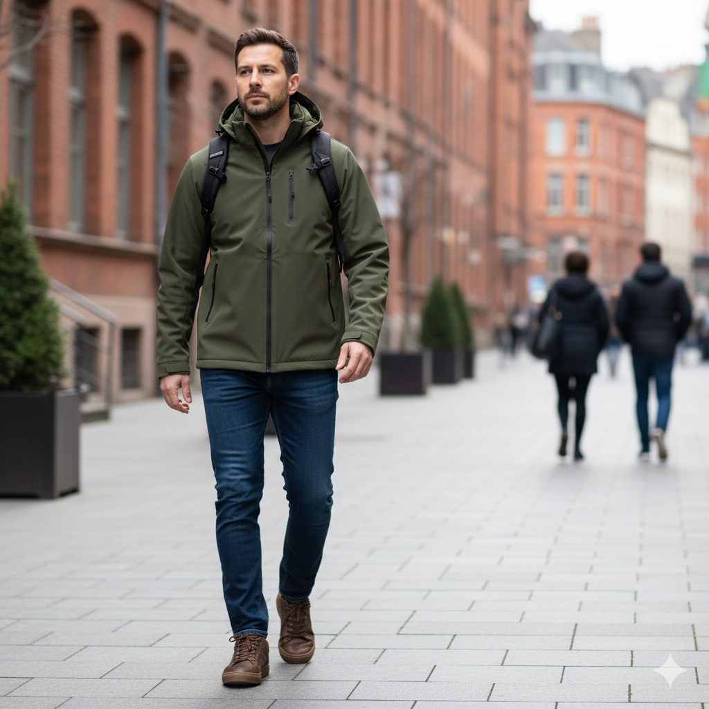 Valir Fline Jaket Parasut Pria Keren Bahan Waterproof dan Windroof