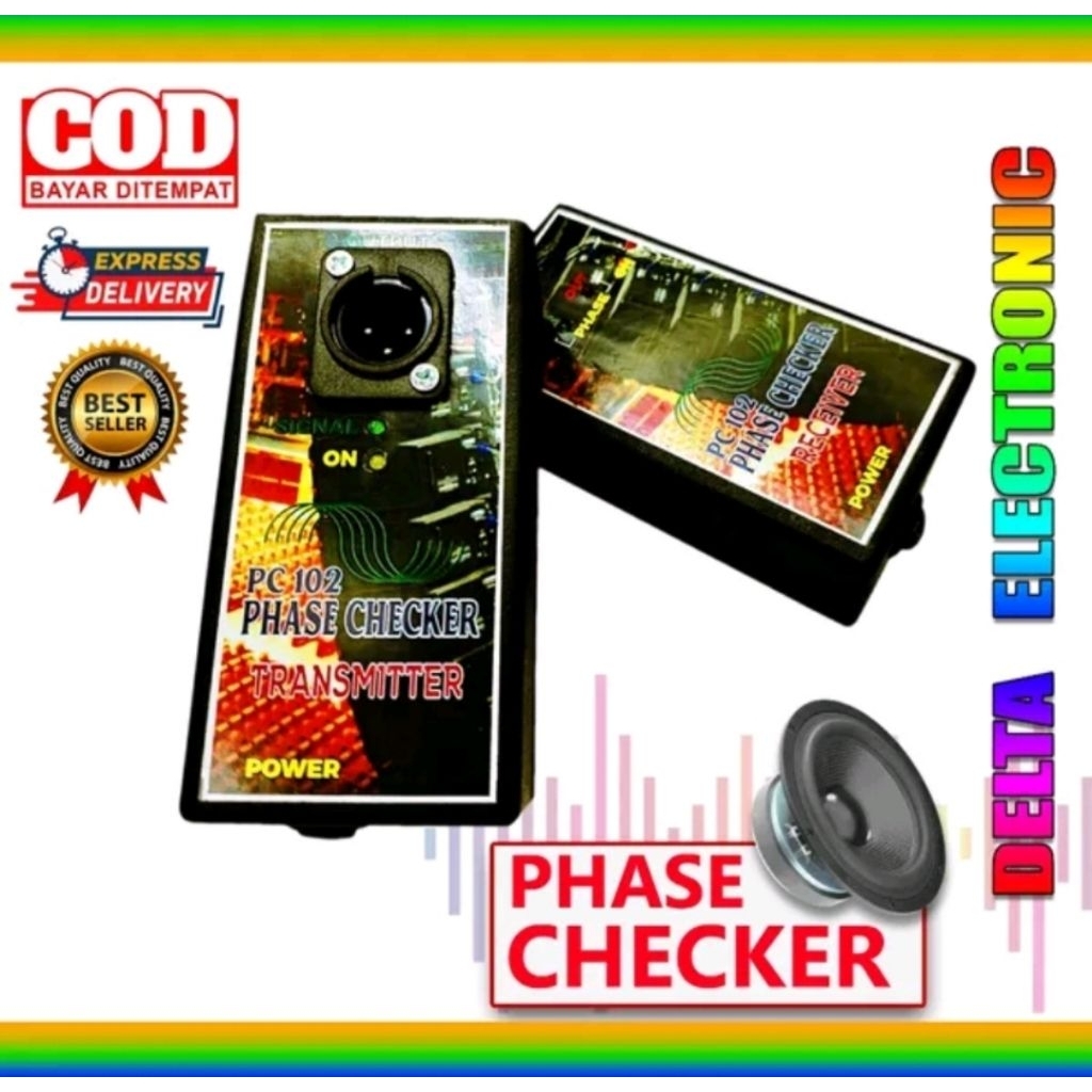 Alat phase checker speaker cek phase spiker sound system tes / cek phase chacker speaker