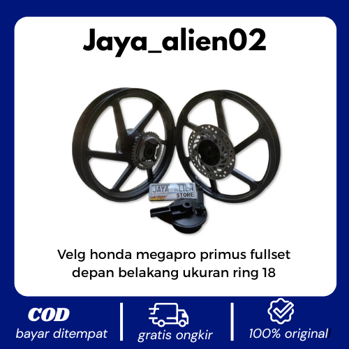 Velg honda megapro primus fullset depan belakang ukuran ring 18