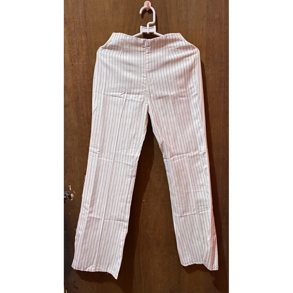 celana cutbray strip putih (new no preloved)