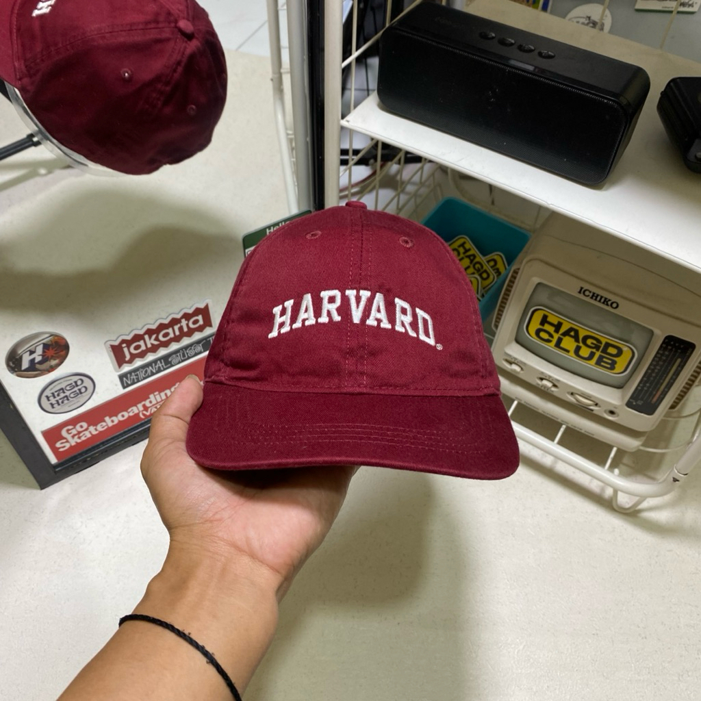 harvard cap maroon