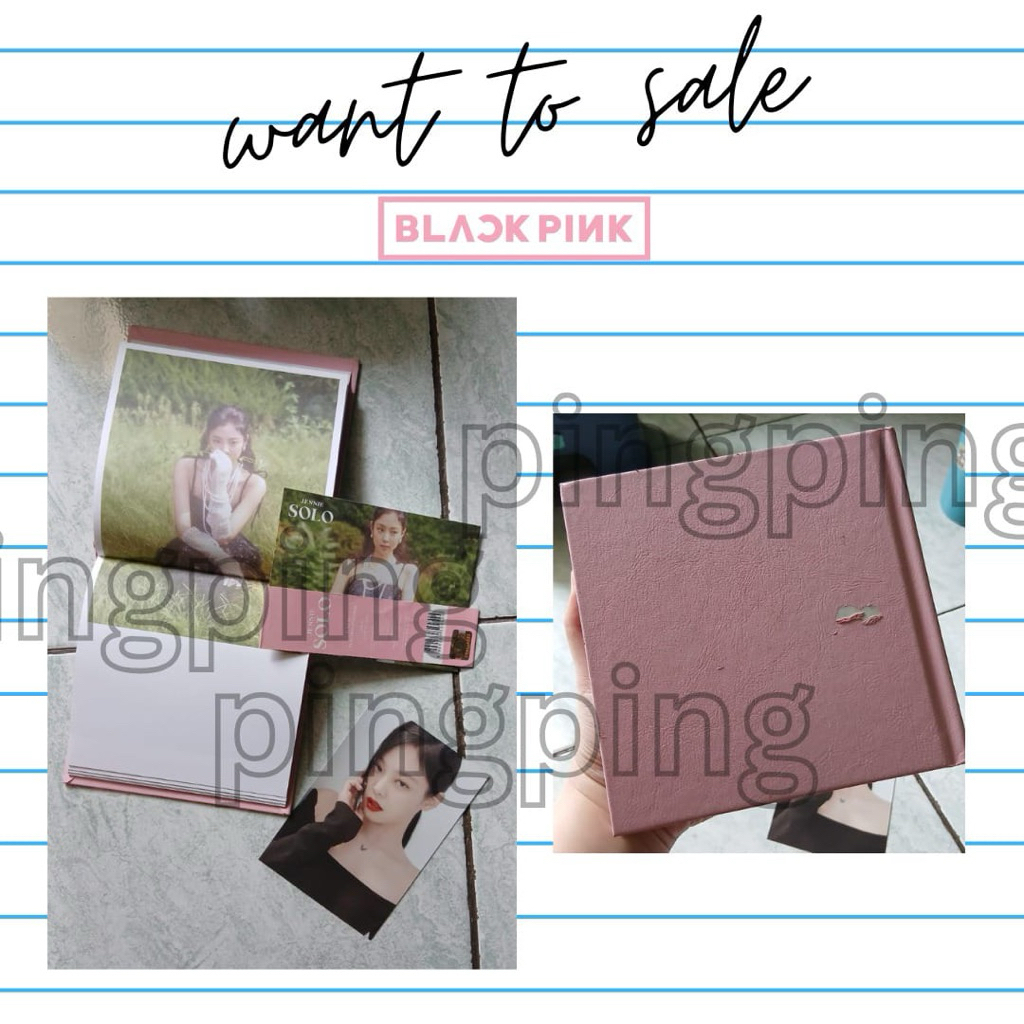 Blackpink Album Member Solo Jennie Rubyjane Kim