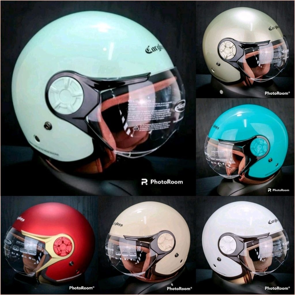 HELM CARGLOSS YRH HIJAB ORIGINAL, HELM SEPEDA MOTOR VESPA,HELM CEWEK HIJAB, ORIGINAL