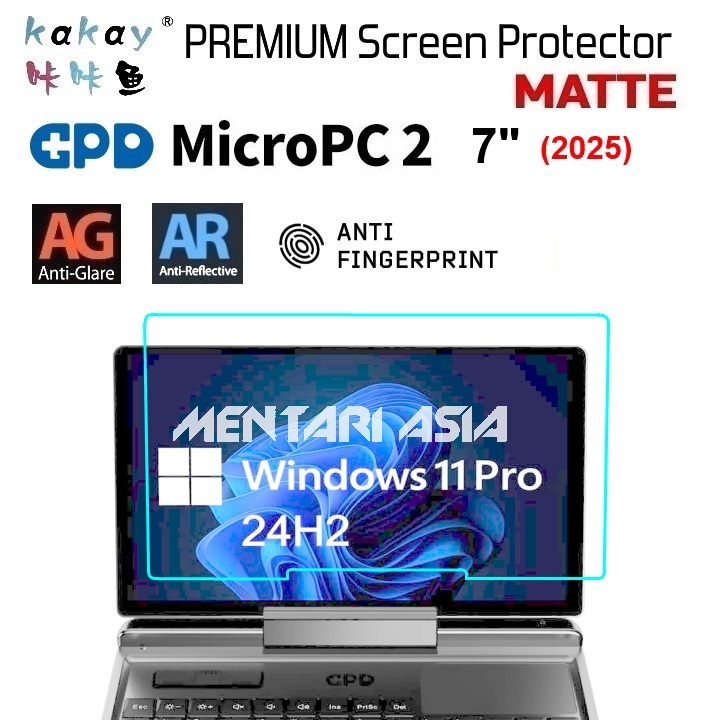 Screen Protector GPD MicroPC 2 7-in (2025) - KAKAY Premium MATTE Anti Reflection