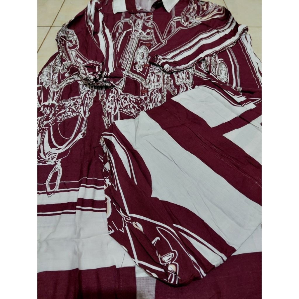set long tunik rayon premium
