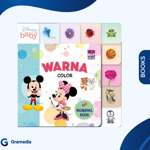 Gramedia Medan - Disney Baby Warna (Bilingual Book)
