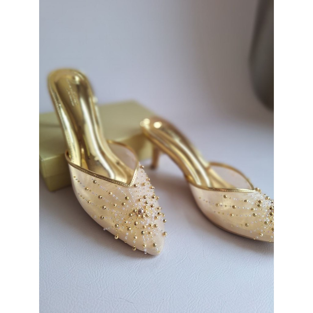 LANGKAH BY LINA LEE SEPATU HEELS WEDDING WANITA BRIDAL SHOES KODE RAYA 14