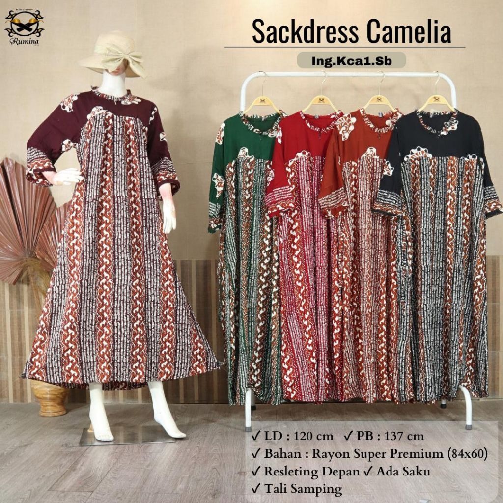 Daster camelia label rumina batik fashion_Nafisss