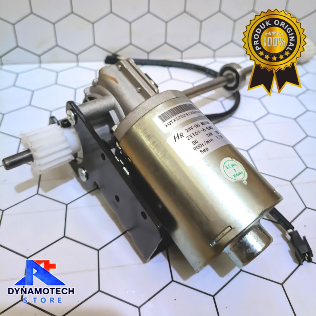 Dinamo DC motor Gearbox 24V 7W 1.1A  900Rpm as panjang putaran lambat torsi tinggi