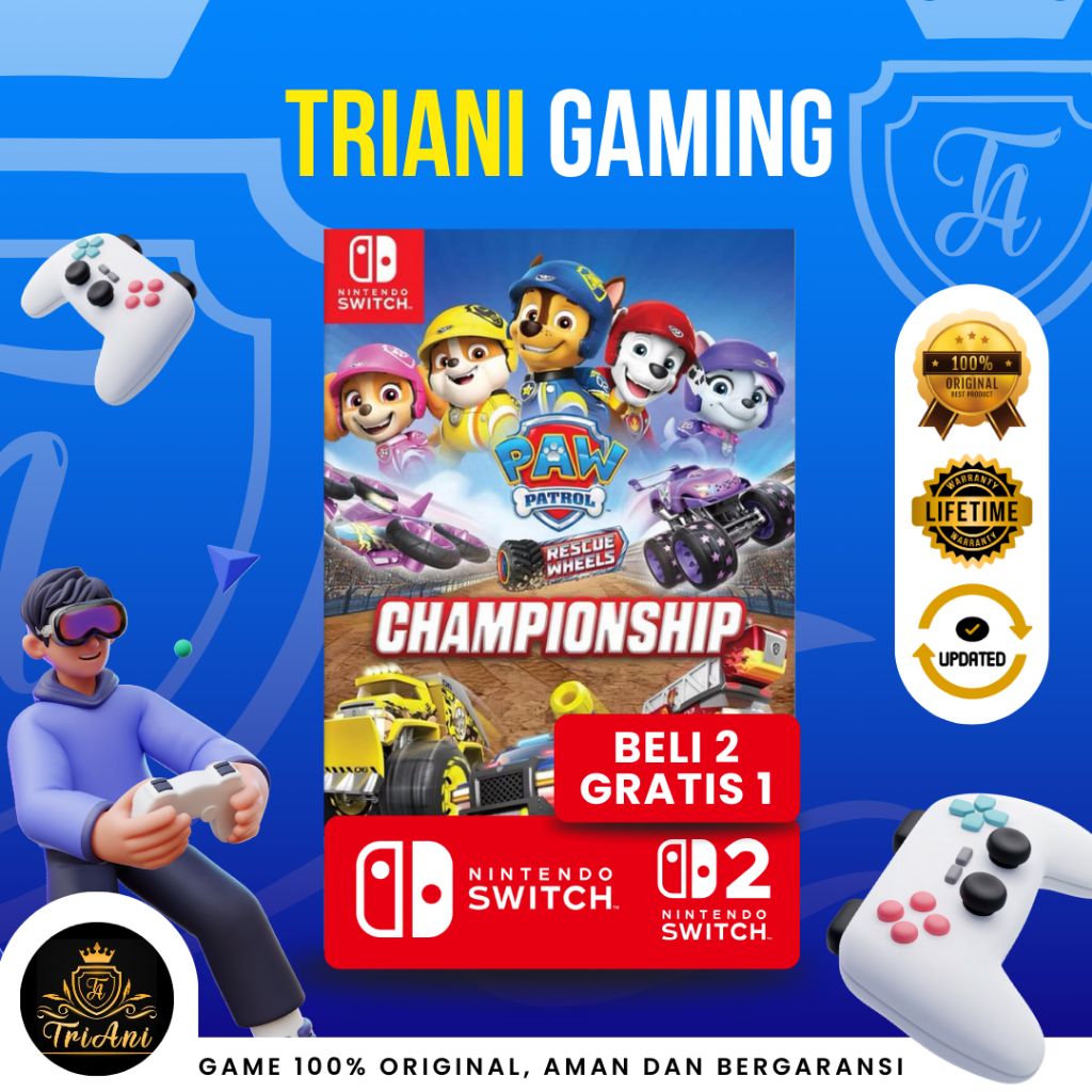 PAW Patrol Rescue Wheels Championship(Nintendo Switch 1& Switch 2)Digital Download