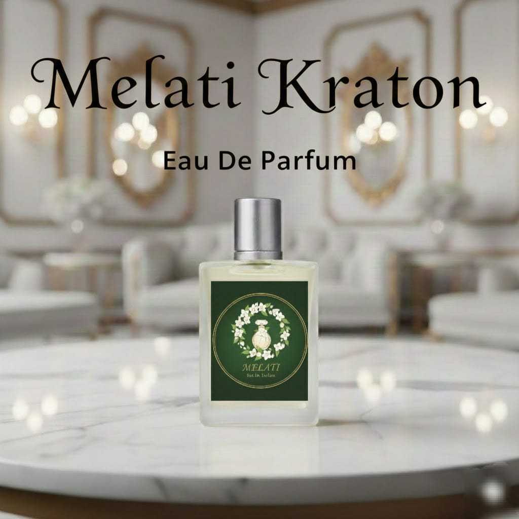 Minyak Wangi Melati Kraton Bibit Asli Tanpa Campuran Alkohol/ Parfum murni tahan 24jm