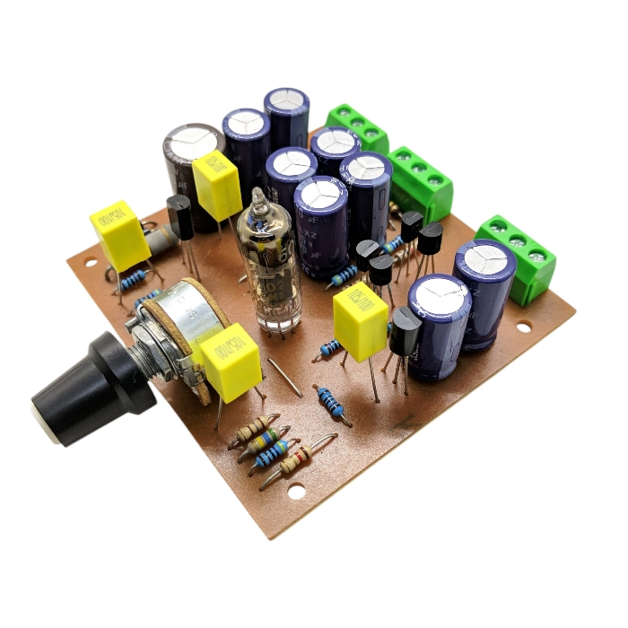 Kit preamp tabung tube 6021 stereo line stage ECC81