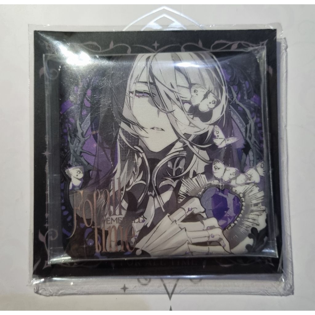 Square Badge Cael Anselm, Emerald, Yexuan - Lovebrush Chronicles