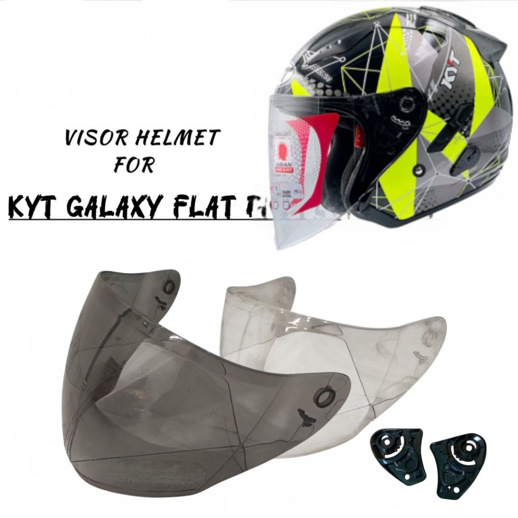 KACA HELM KYT GALAXY SLIDE & GALAXY FLAT R.