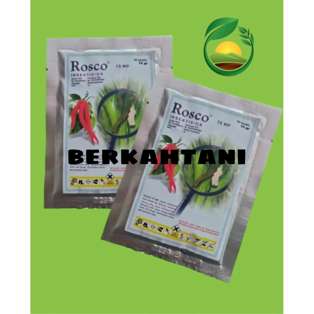 Rosco 75wp 15 Gram Insektisida Tiodicarb 75% Racun Ulat Agrochemica Larvin