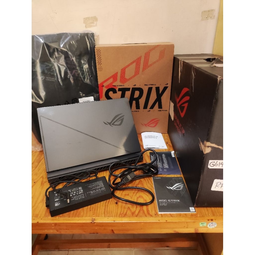 Dijual Asus Rog Strix G16 G614JU intel i7 13650hx Rtx 4050 Vram 6gb TGP 140 watt 16/512 W11 HSL 16" 