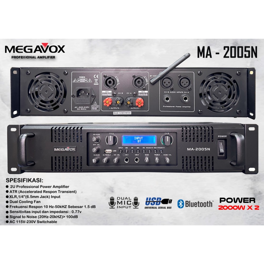 Power Megavox MA 2005N Power Megavox Original