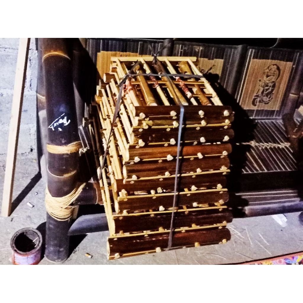 angklung bambu hitam per nada