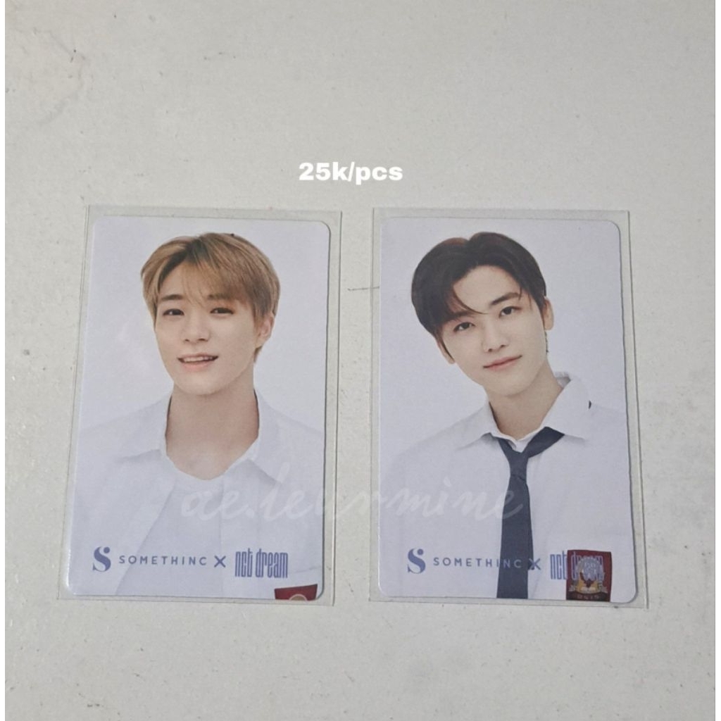 Photocard Official Jaemin Jeno NCT Dream x Somethinc