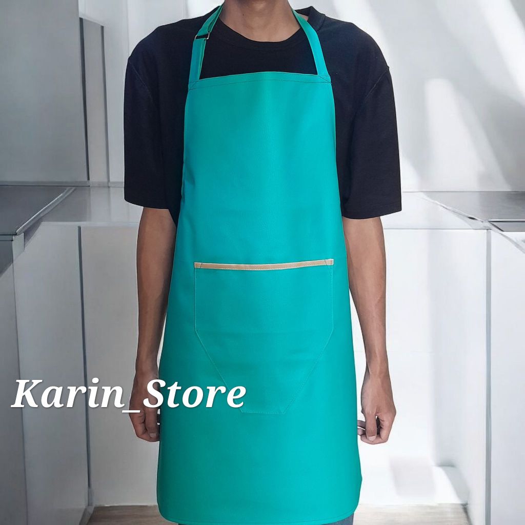 Celemek Polos/Celemek Apron Waterproof/Celemek Bahan Oscar