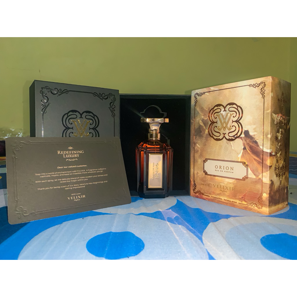 Velixir Orion 100ml Eau De Parfum 100% masih segel BNIB