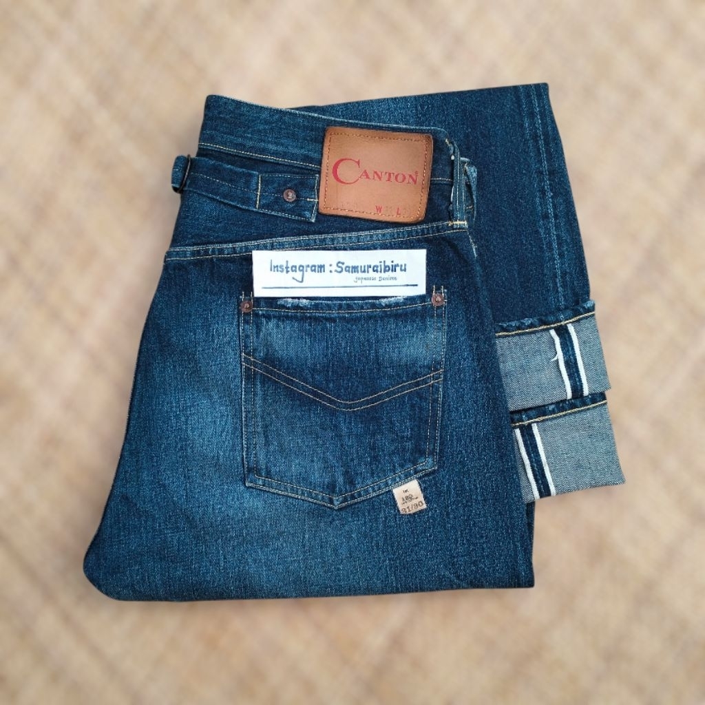 Canton jeans selvedge not Evisu daichock Cherry blossom not Pure blue japan denim not Momotaro jeans