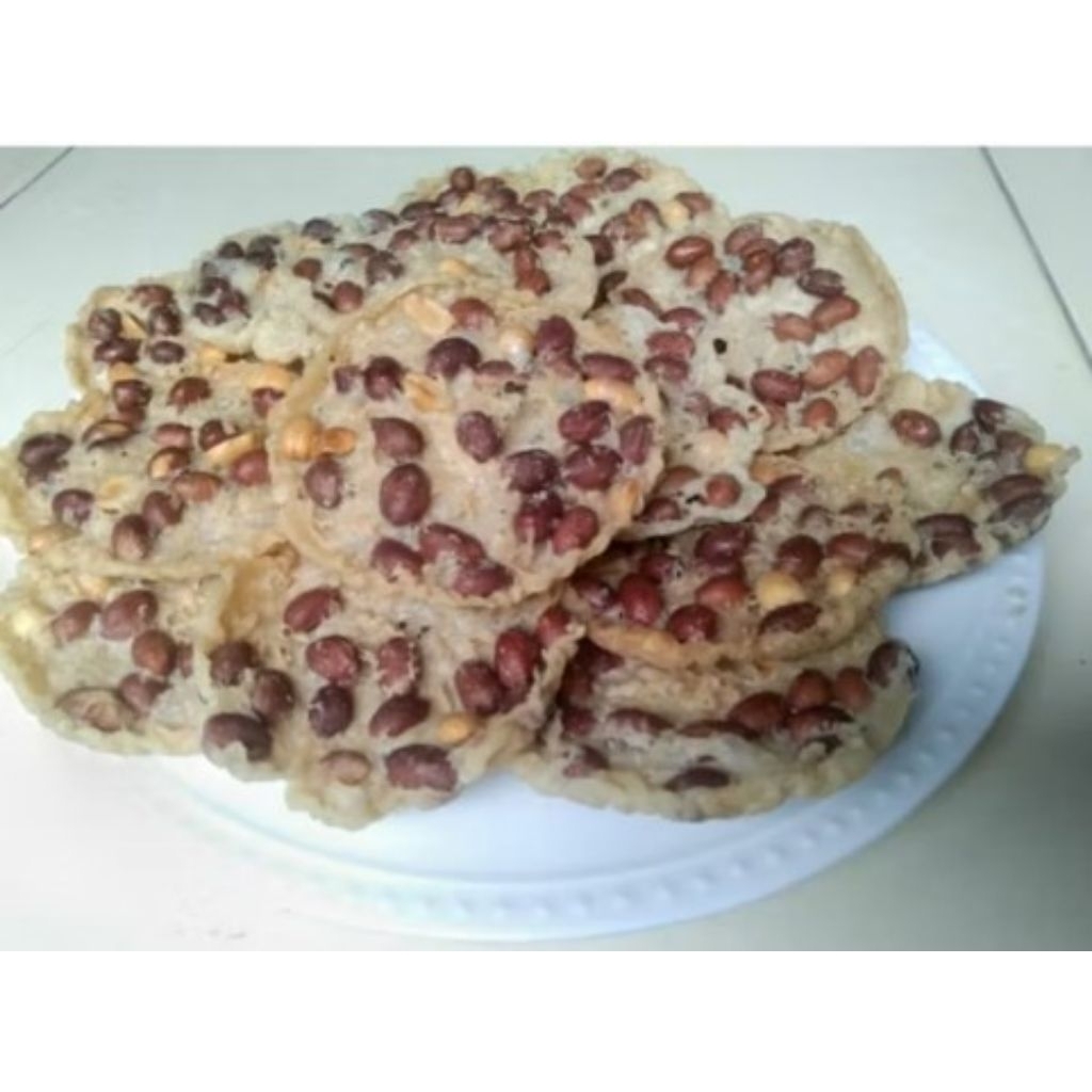 PEYEK KACANG TANAH 250 gram GURIH RENYAH / PEYEK BULAT / RAMPEYEK