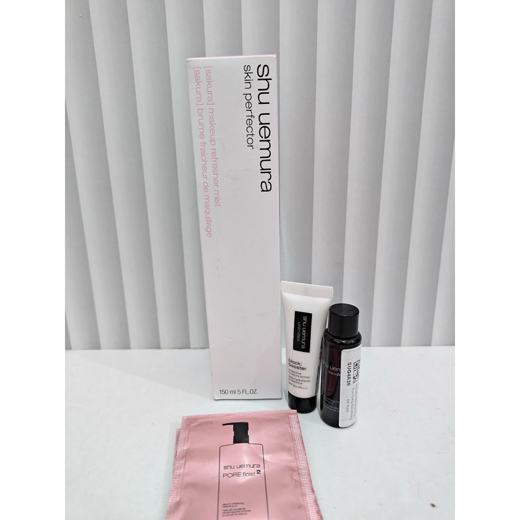[READY - NEW] Shu Uemura Skin Perfector Makeup Refresher Sakura Mist || 150ml Size XXL only