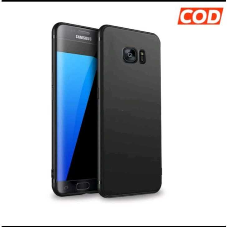 MATTE CASE SAMSUNG S7 / S7 Edge / S6 Edge SOFT CASE SLIM FIT PREMIUM SOFT BLACK DOFF