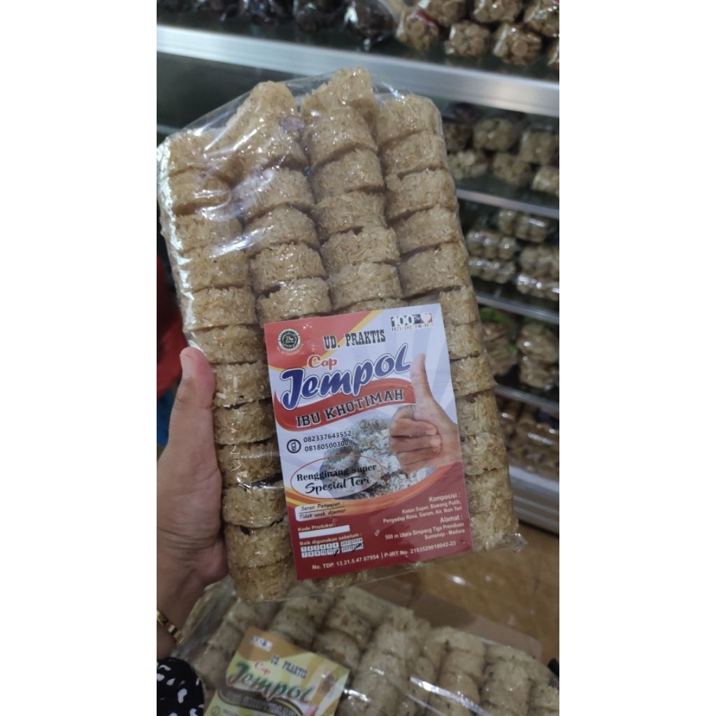 Rengginang Lorjuk Cap jempol asli Rengginang Super Spesial teri