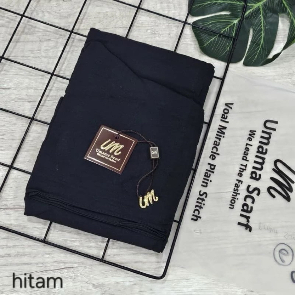 PAKET USAHA 10pcs HIJAB UMAMA SEGIEMPAT voal miracle icon ori UMAMA dengan pouch dan logo plat emas