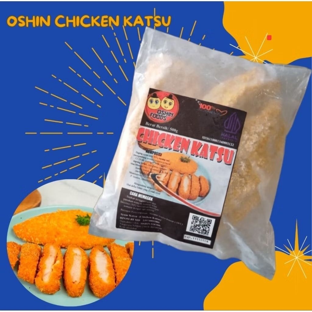 Oshin Chicken Katsu Homemade Frozen Food Bento