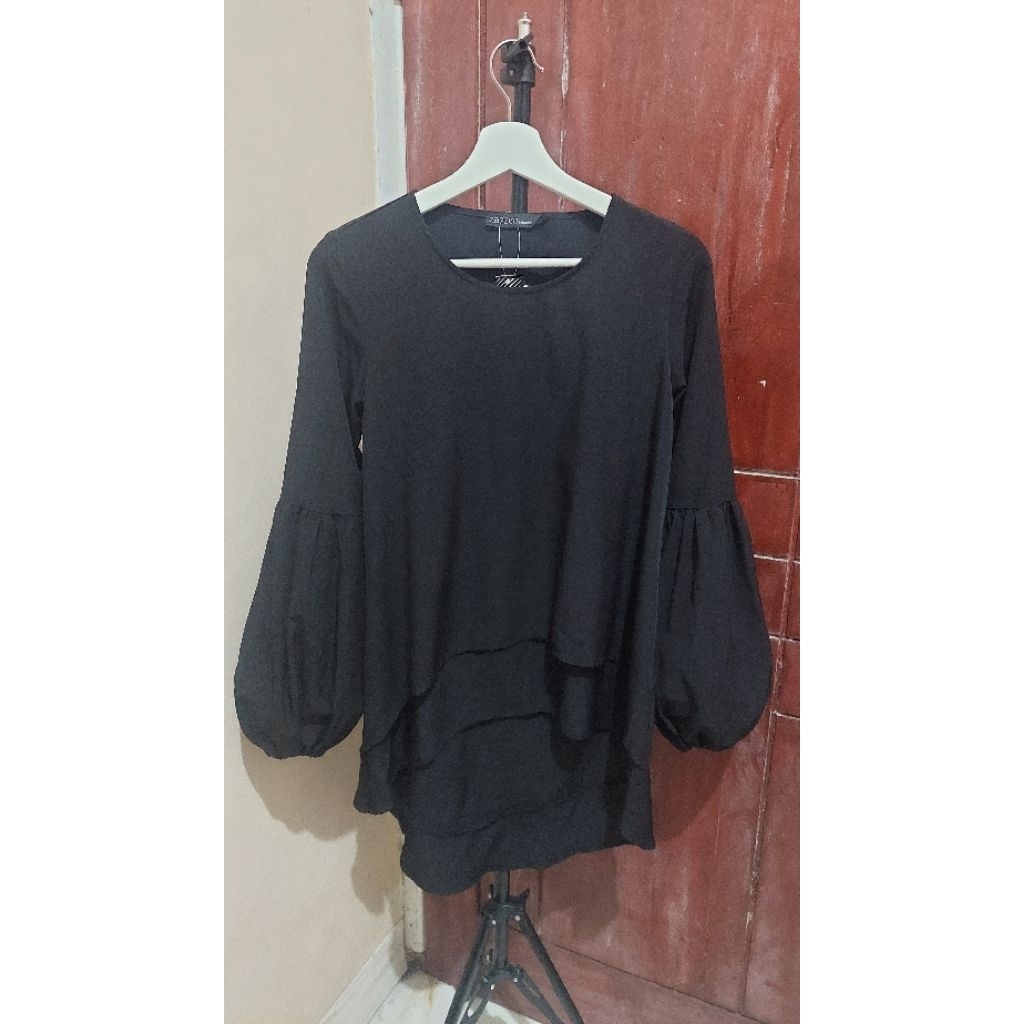 blouse zanzea lengan balon