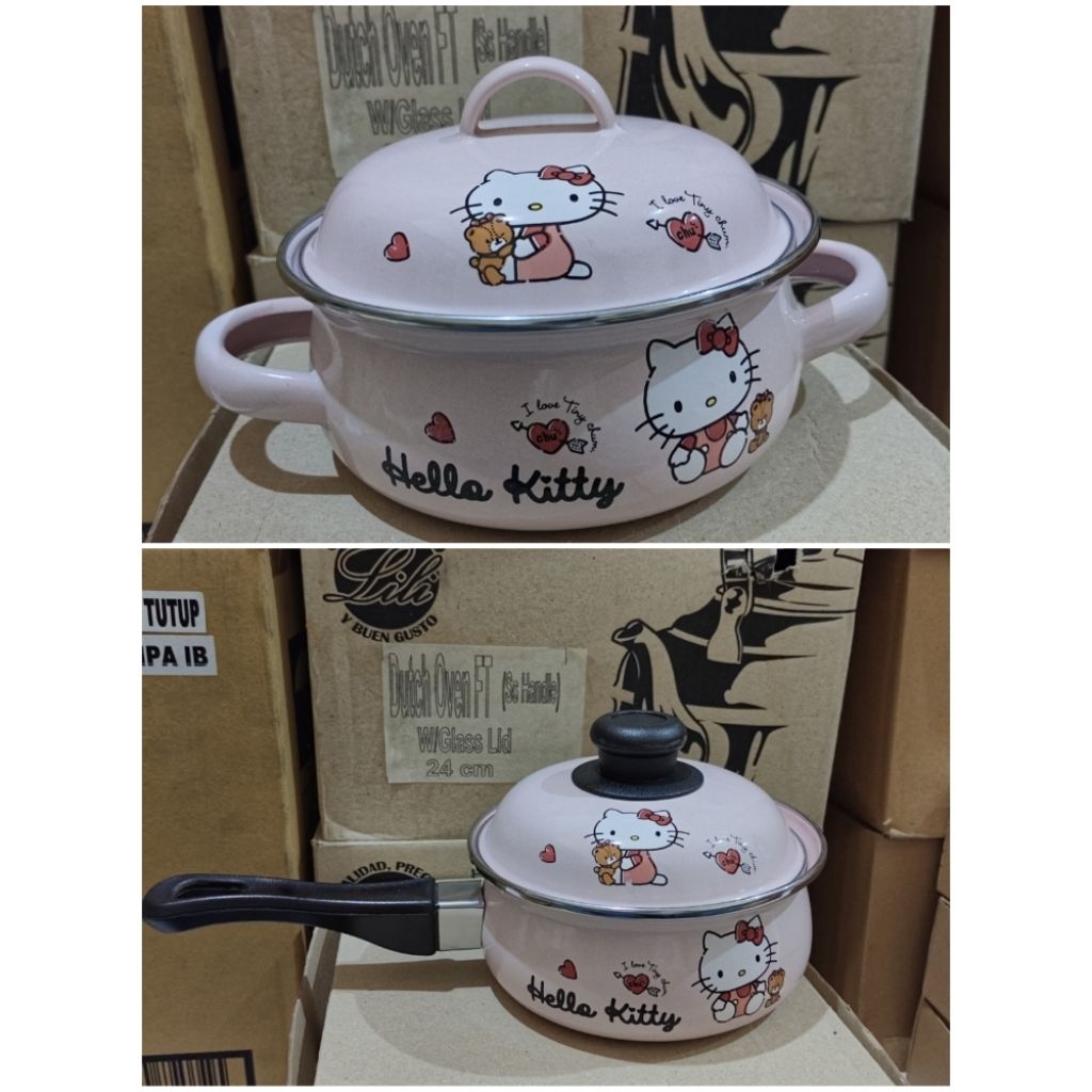 PANCI ENAMEL HELLO KITTY 16CM