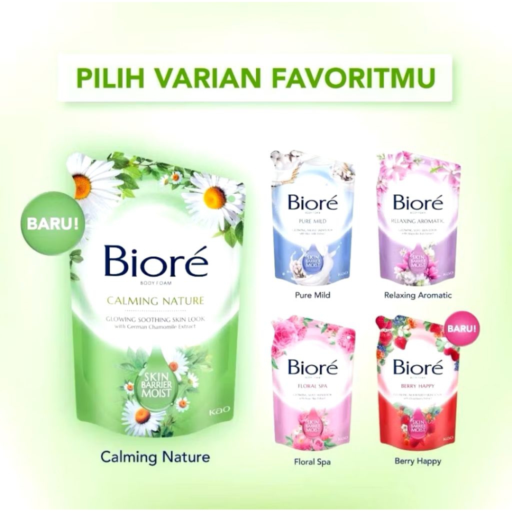 Biore Bodywash 800ml sabun Cair promo