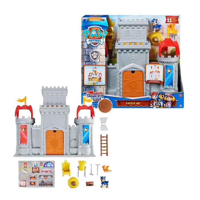 PAW Patrol Rescue Knights Castle HQ Playset Figure Set