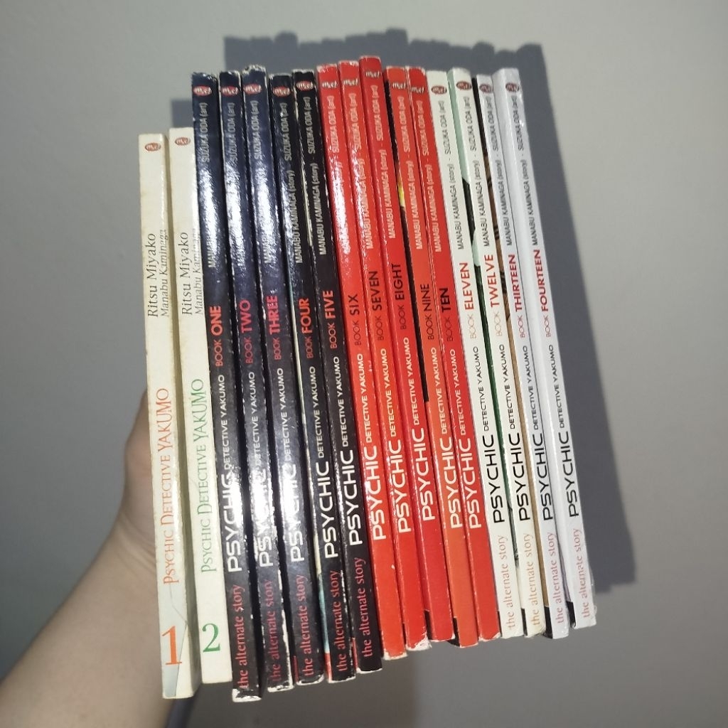 Komik Psychic Detective Yakumo vol 1-2 + The Alternate Story vol 1-14 set kolpri