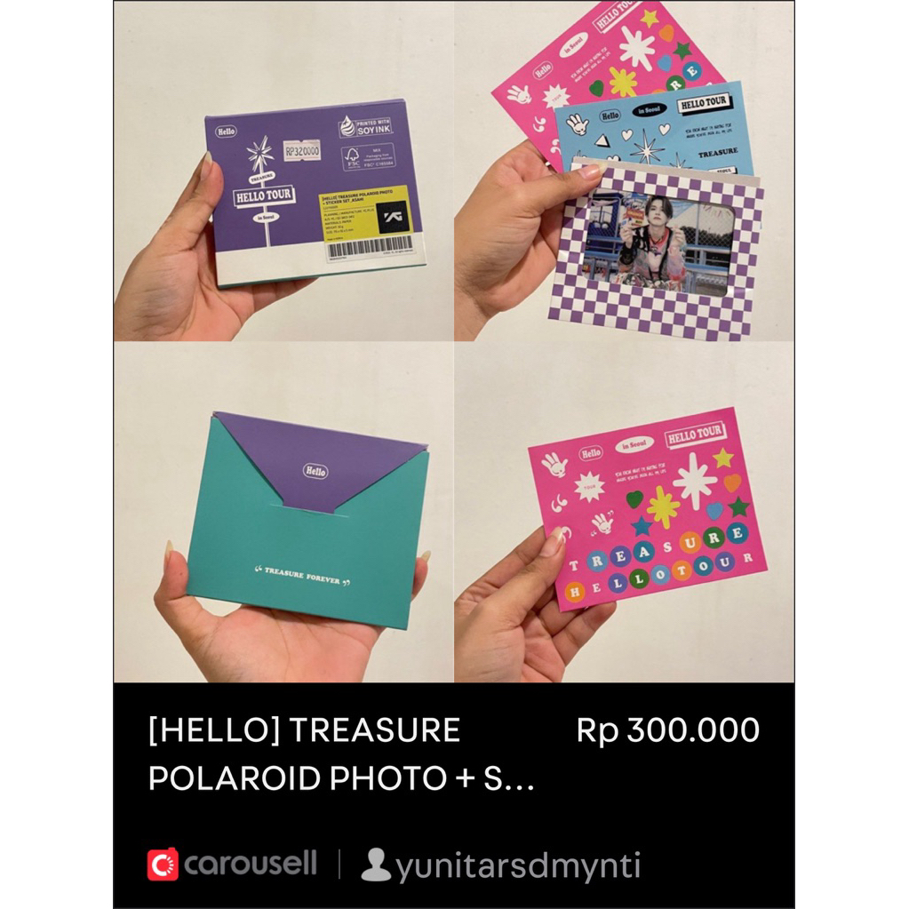 [HELLO] TREASURE POLAROID PHOTO