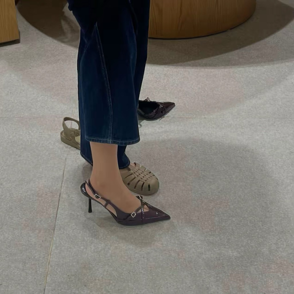 (Preloved) Zara Heels Maroon