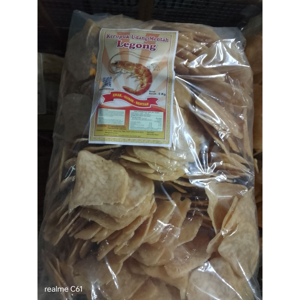 krupuk udang cap Legong Bali kemasan 5kg